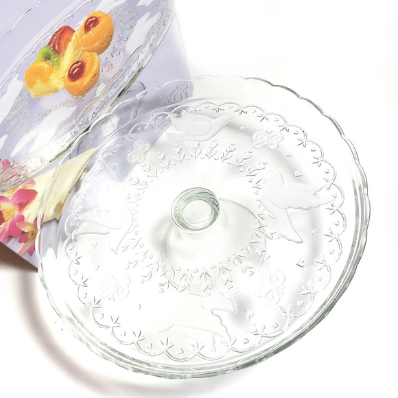 Vintage | Indiana Glass Cake Plate